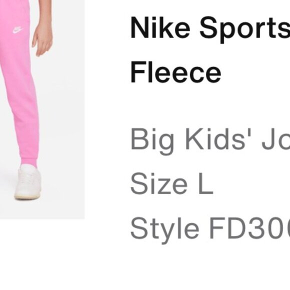 Nike Sportswear Club Fleece Big Kids Joggers - Picture 2 of 11